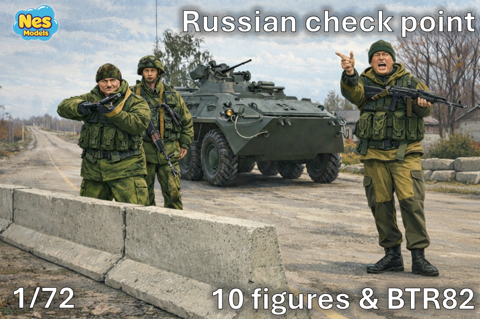 Checkpoint russe et BTR-82